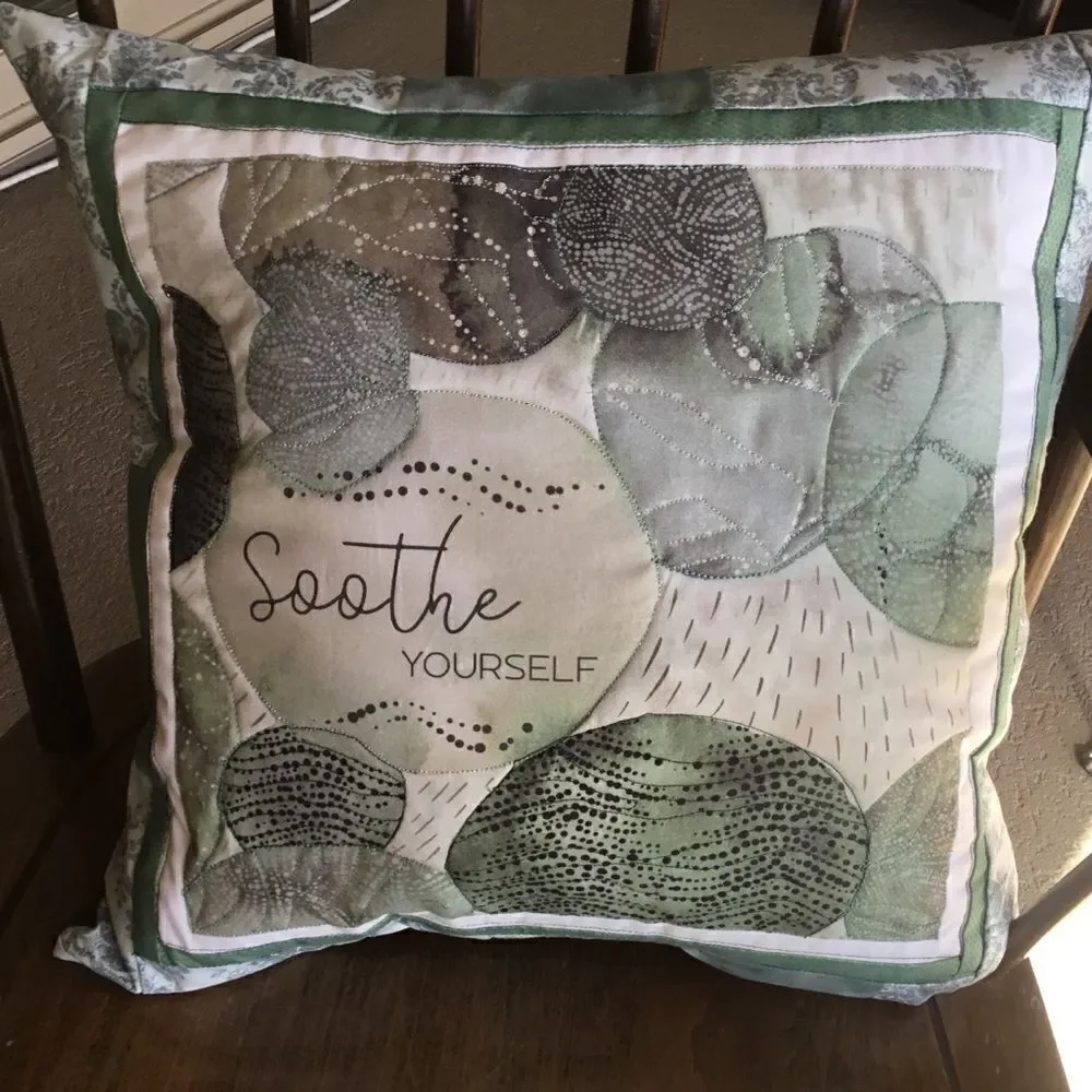 CLOSEOUT SALE $10. NWT Hand Crafted, Quilted Decorative Pillow
